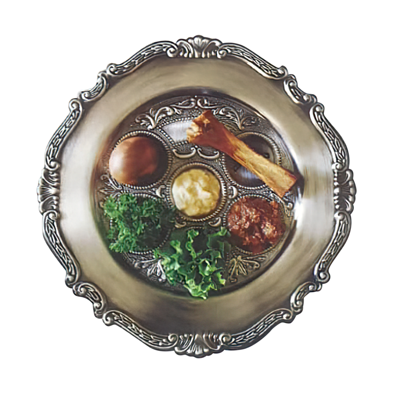 Passover Seder Plate with Simanim Cutouts – 3.5" Pesach Craft Decorations & Jewish Classroom Bulletin Board Supplies, 20 Pack